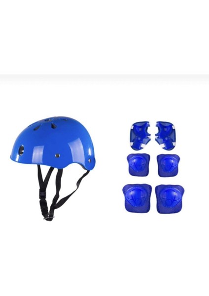 EC Shop Toprockstore Çocuk Kask Dizlik Dirseklik Kemik Set 7 Parça