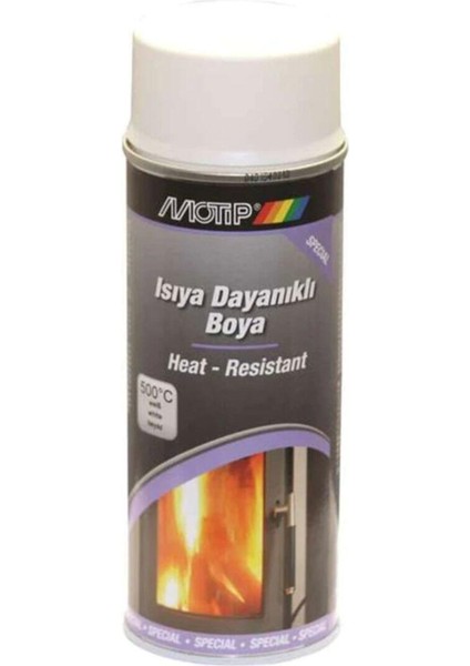 Carat Sprey Boya Beyaz Isıya Dayanıklı 400 ml Motip Carat