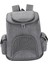 Pet Tyıcı Sırt Çantası Tnabilir Nefes Alabası Pet Seyahat Çantası Açık Yavru Köpek Gri 6.6Lb (Yurt Dışından) 4