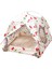 Cat House Dog House Portable Evcil Yatak Kedi Kulübesi Mağarası Köpekler Köpek Yavru Seyahat Kiraz (Yurt Dışından) 3