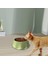 Kedi Yiyecek Veya Su Anti Çeviren Kedi Maması Kase Tavuk Tavşanlar Yeşil Için Sevimli (Yurt Dışından) 4