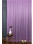 Taç Lila Düz Renk, 1/3 Sık Pile Tül Perde Tek Kanat - 100 x 270 cm 3