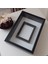 25X35 cm Siyah Fotoğraf Alanlı Model Tasarım Gül Kutusu Anı Çerçevesi! Ayna Çerçeve! Ledli 1
