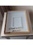 40X50 cm Yeni Trend 8 cm Derinliğinde Gold Pleksi Kaplı Fotoğraf Bölümlü Çerçeve! Gül Kutusu 2