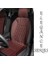 fiat Marea Lüx Oto Koltuk Minderi Ön 2'li Set Elegance Serisi Kırmızı Siyah 1