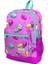 Makaron Desenli 4 Bölmeli Okul Çantası 23462 2