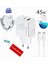 Gan Serisi Pd 45W Type-C ve Usb-A Çıkışlı Super Hızılı Şarj Aleti, 1 Metre Type-C Kablo & 1xadaptör 2