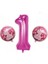 1 Yaş Pembe 3 Lü Folyo Balon 1