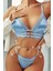 Kadın Mavi Seksi Fantezi Iç Çamaşır Takımı 1