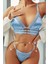 Kadın Mavi Seksi Fantezi Iç Çamaşır Takımı 4