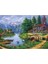 Puzzle 1500 Parça Göl Köy 5371 2