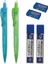 Tri Click Versatil Kalem 0.7 mm 2 Adet 0.7 mm Uç 2 Adet Sınav Silgi 2 Adet 1