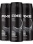 Men Deodorant & Bodyspray Black 48 Saat Etkii Vücut Spreyi 150 ml x 3 Adet. 1
