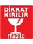 Dikkat Kırılır Etiketi 100*100 1000 Adet 2