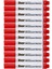 Doldurulabilir Beyaz Tahta Kalemi 12'li Kutu Kırmızı 1
