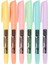 Kalem Tipi Pastel Fosforlu Işaretleme Kalemi 6'lı Paket 1