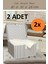 Daisyhome 2 Adet Çok Amaçlı Kapaklı Kumaş Kutu Duvarlı Hurç Sandık 40 x 30 x 26 Hurç 1