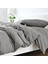 Sheri Home Tekstil Cotton Tek Kişilik 160 x 220 Nevresim Yorgan Kılıfı - Gri 1