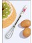 Porselen Saplı Metal Mini Çırpıcı 19 cm 1