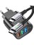 C5 Type-C+3 Usb Port Şarj Adaptörü + C1 Type-C To Type-C 5A/100W Şarj ve Data Kablosu -2mt 1
