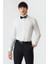 Slim Fit Ata Yaka Beyaz Erkek Smokin Gömlek GM21K212060_K01 1