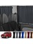 Fiat Doblo I 2000-2010 Uyumlu Füme Raylı Oto Perde Takımı 1