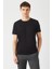 Erkek Regular Fit Basic T-Shirt SIYAH TS22Y22103_D99 5