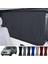Mercedes Vito W639 5 Cam 2003-2014 Uyumlu Füme Raylı Oto Perde Takımı 1