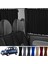 Renault Kangoo 1 . Nesil Kısa Şase 1997-2009 Uyumlu Siyah Raylı Oto Perde Takımı 1