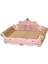 Cat Scratcher Pad Mobilya Koruyucu Pet Malzemeleri Oluklu Tahta Lounger Pembe (Yurt Dışından) 1