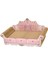 Cat Scratcher Pad Mobilya Koruyucu Pet Malzemeleri Oluklu Tahta Lounger Pembe (Yurt Dışından) 2
