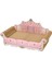 Cat Scratcher Pad Mobilya Koruyucu Pet Malzemeleri Oluklu Tahta Lounger Pembe (Yurt Dışından) 3