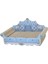 Cat Scratcher Pad Mobilya Koruyucusu Pet Malzemeleri Oluklu Tahta Lounger Mavi (Yurt Dışından) 1
