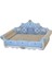 Cat Scratcher Pad Mobilya Koruyucusu Pet Malzemeleri Oluklu Tahta Lounger Mavi (Yurt Dışından) 2