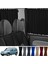 Citroen Berlingo 1.nesil 1996-2009 Uyumlu Siyah Raylı Oto Perde Takımı 1