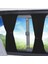 Citroen Berlingo 1.nesil 1996-2009 Uyumlu Siyah Raylı Oto Perde Takımı 3