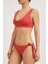 Waffle Kadın Bağlamalı Bikini Alt Terracotta 1