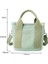 Kadınlar Küçük Tuval Crossbody Çanta Mini Üst Kolu Kova Çantası Alışveriş Tote (Yurt Dışından) 1