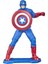 Captaın Marvel Klasik 6 cm Figür America F4091-F5329 3