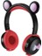 Aec Bk7 Sevimli Bear Bluetooth Kulaklık LED Açık Siyah Kırmızı (Yurt Dışından) 1
