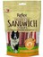 Tavuk ve Morina Balığı Sandwich Slice Köpek Için Kurutulmuş Et Ödül Maması 80 gr x 6 Paket 1