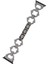 Apple Watch Seri 2/3/4/5/6/7/8/se 38MM 40MM 41MM Swarovski Taşlı Halka Tasarım Metal kordon 3