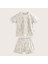 Pijama Baskılı Tshirt&şort Set Ekru 1