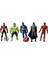 Avengers Işıklı Örümcek Adam Hulk Kaptan Amerika Batman Iron Man 5'li Oyun Seti - Süper Kahramanlar 2