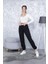 Kadın Eşofman Altı Jogger Beli ve Paçası Lastikli 1