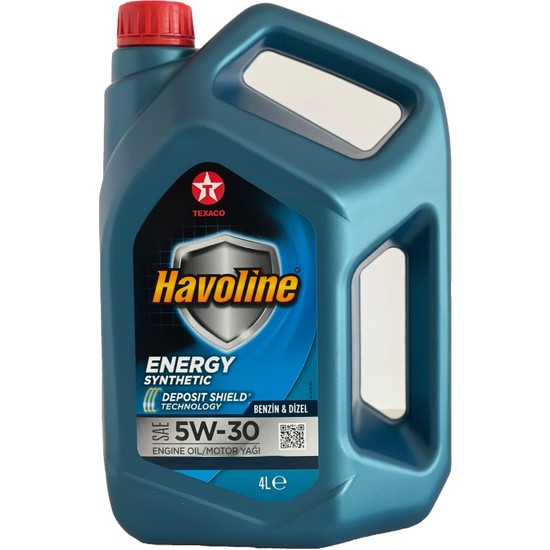 Texaco Havoline Energy Sae 5W-30 Sentetik 4 Lt Partekülsüz Fiyatı
