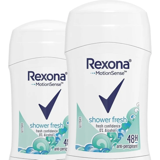 Rexona Shower Fresh Kadın Stick Deodorant 40 ml * 2 Adet