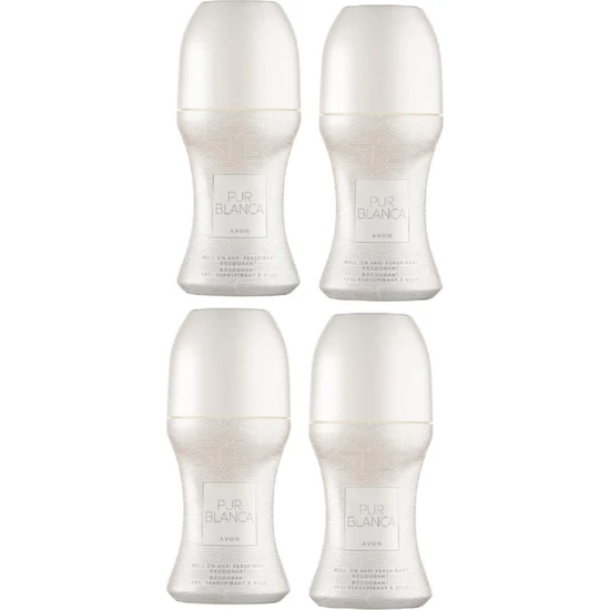Avon Pur Blanca Kadın Antiperspirant Roll On Deodorant Dörtlü