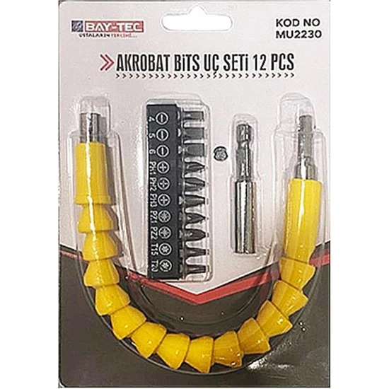 Bay-Tec Akrobat Bits Uç Seti 12 Pcs MU-2230