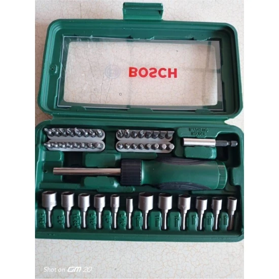 Bosch 46 Parça Bits Uç Seti Cırcır Tornavidalı
